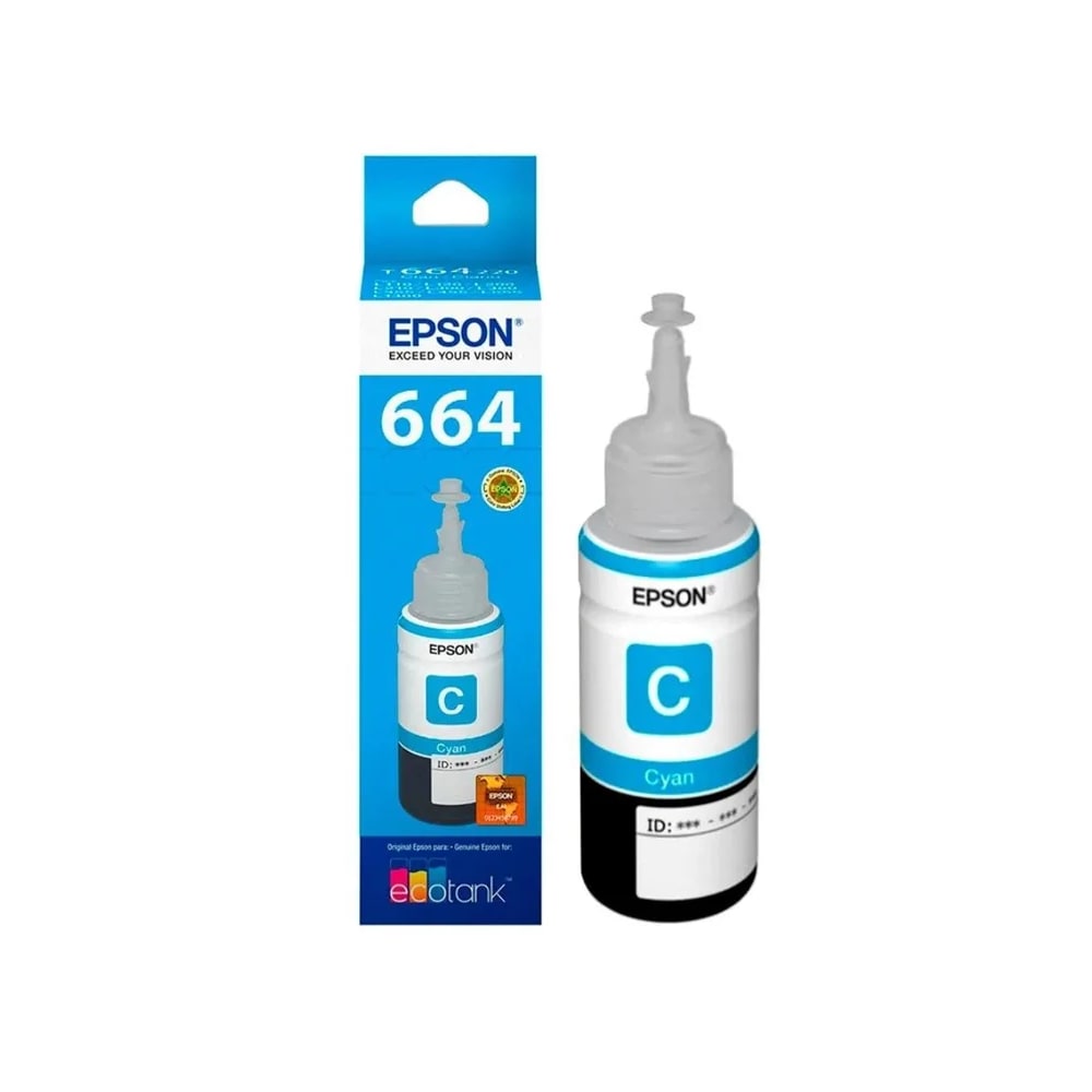 REFIL EPSON T664220 ORIGINAL AZUL 70ML