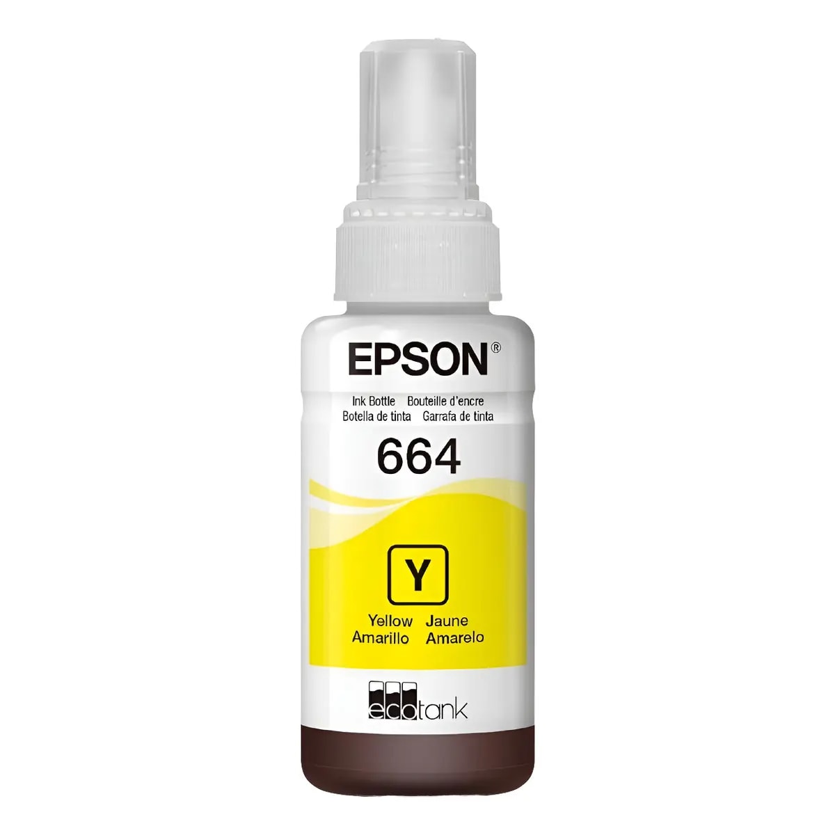REFIL EPSON T664420 ORIGINAL AMARELO 70ML