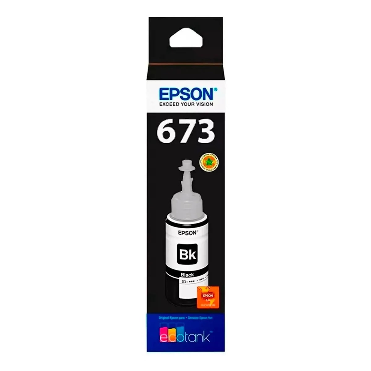 REFIL EPSON T673120 ORIGINAL PRETO 70ML