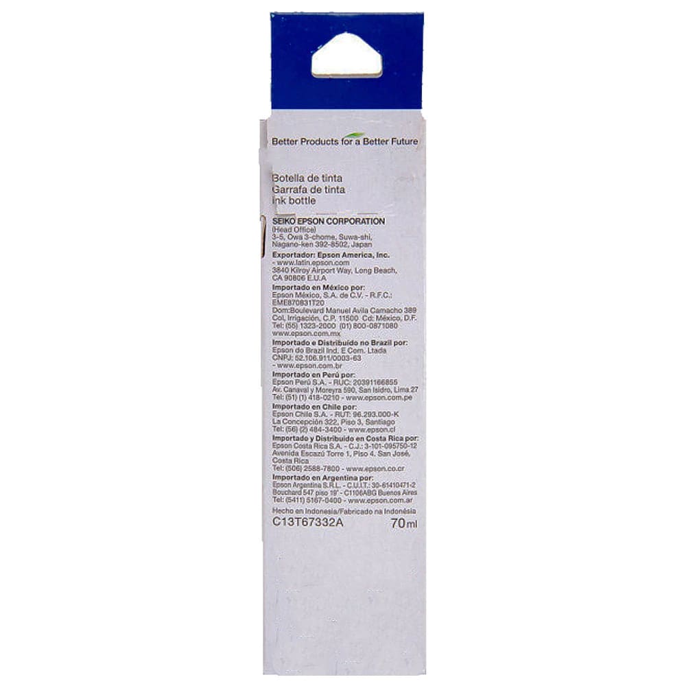 REFIL EPSON T673220 ORIGINAL AZUL 70ML