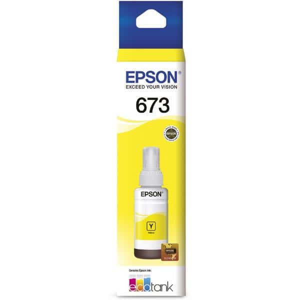 REFIL EPSON T673420 ORIGINAL AMARELO 70ML
