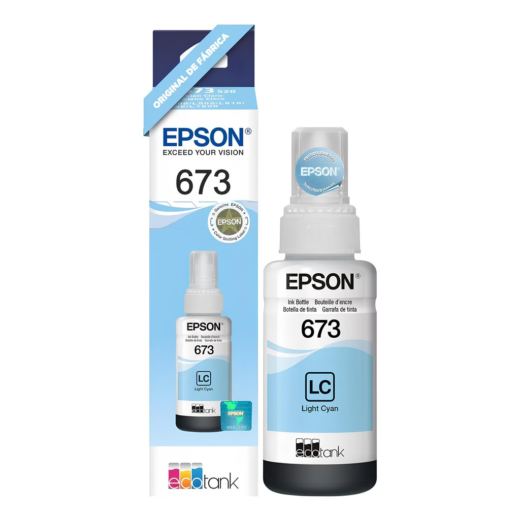 REFIL EPSON T673520 ORIGINAL AZUL CLARO 70ML