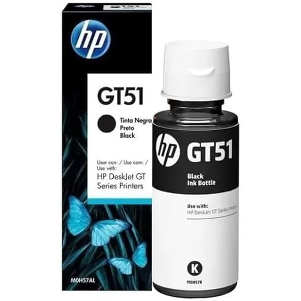 REFIL HP GT51/GT53 M0H57AL ORIGINAL PRETO 90ML