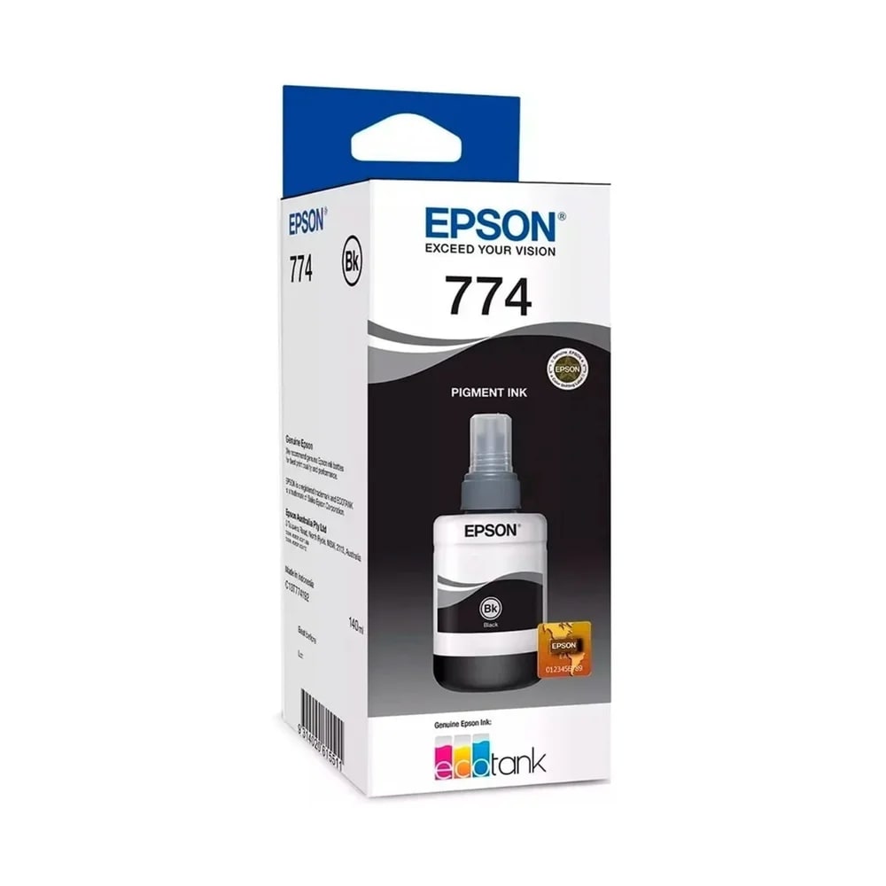 REFIL ORIG EPSON T774120 PRETO 140ML
