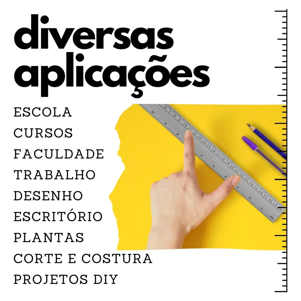 REGUA DE ALUMINIO 30 CM