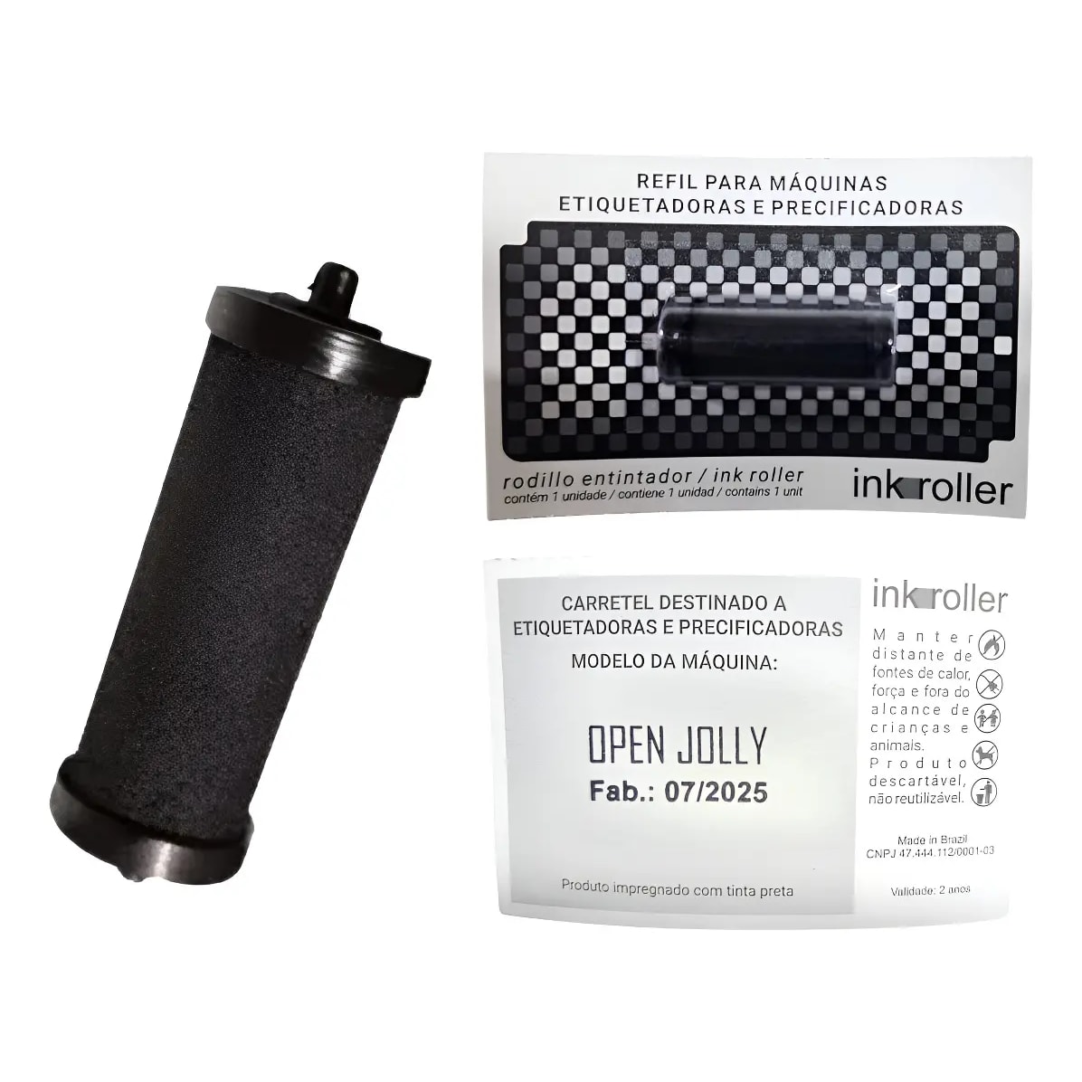 ROLETE ENTINTADOR REFIL PARA ETIQUETADORA BL.C/02 10327 - LEONORA