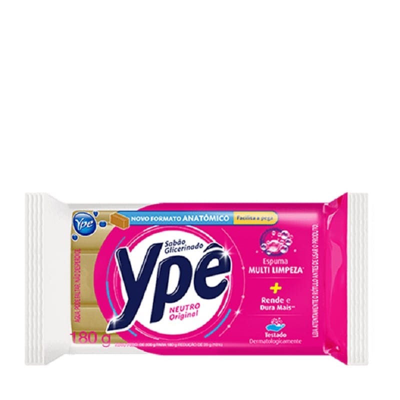 Sabao em Barra Ype Neutro 180g