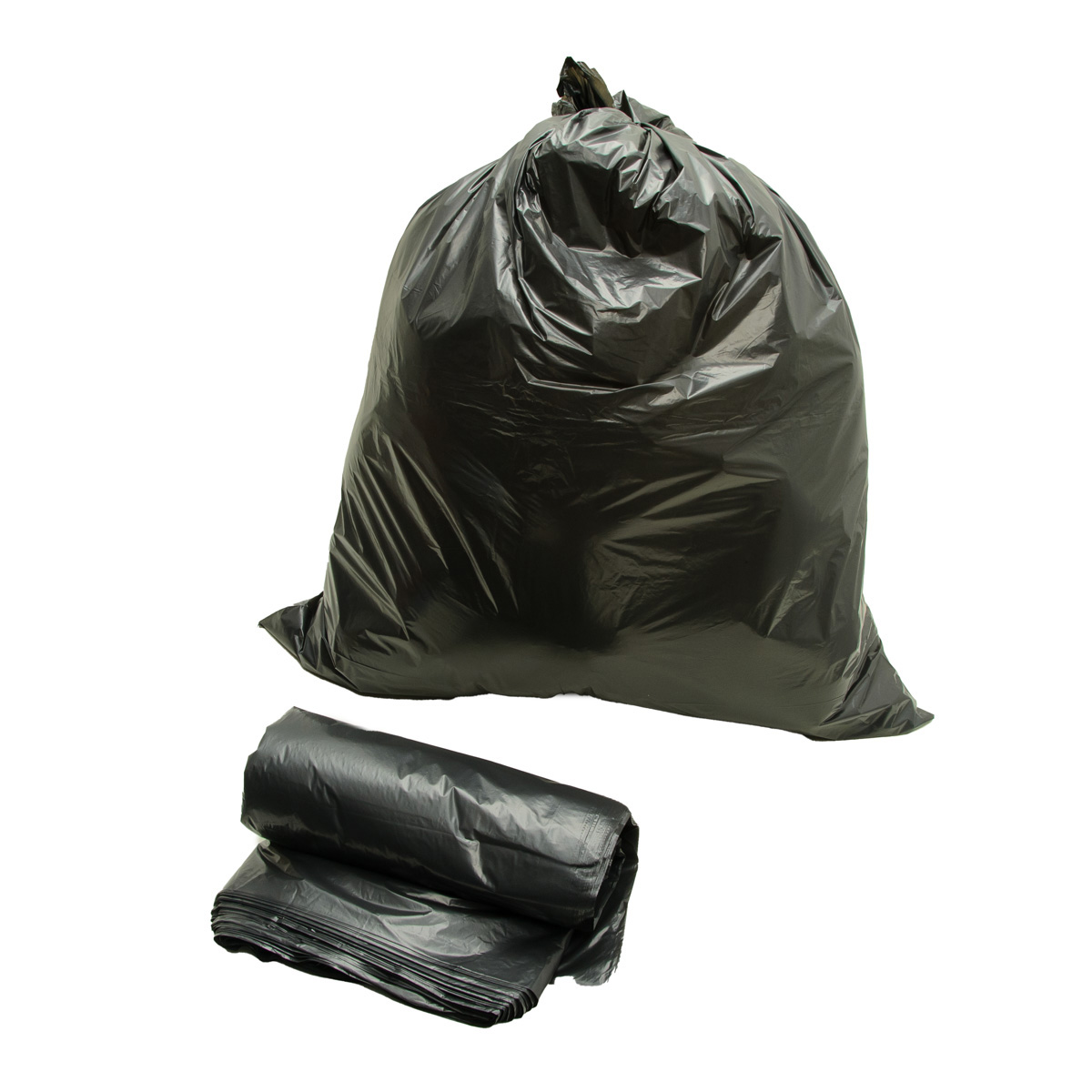 SACO PARA LIXO BASIC UP BAG PRETO 110L 50 UN
