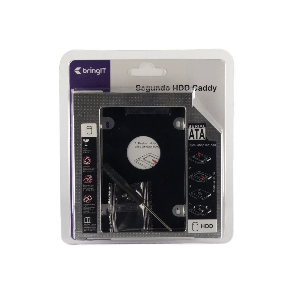 SEGUNDO HD SSD CADDY HARD DRIVE 12,7MM