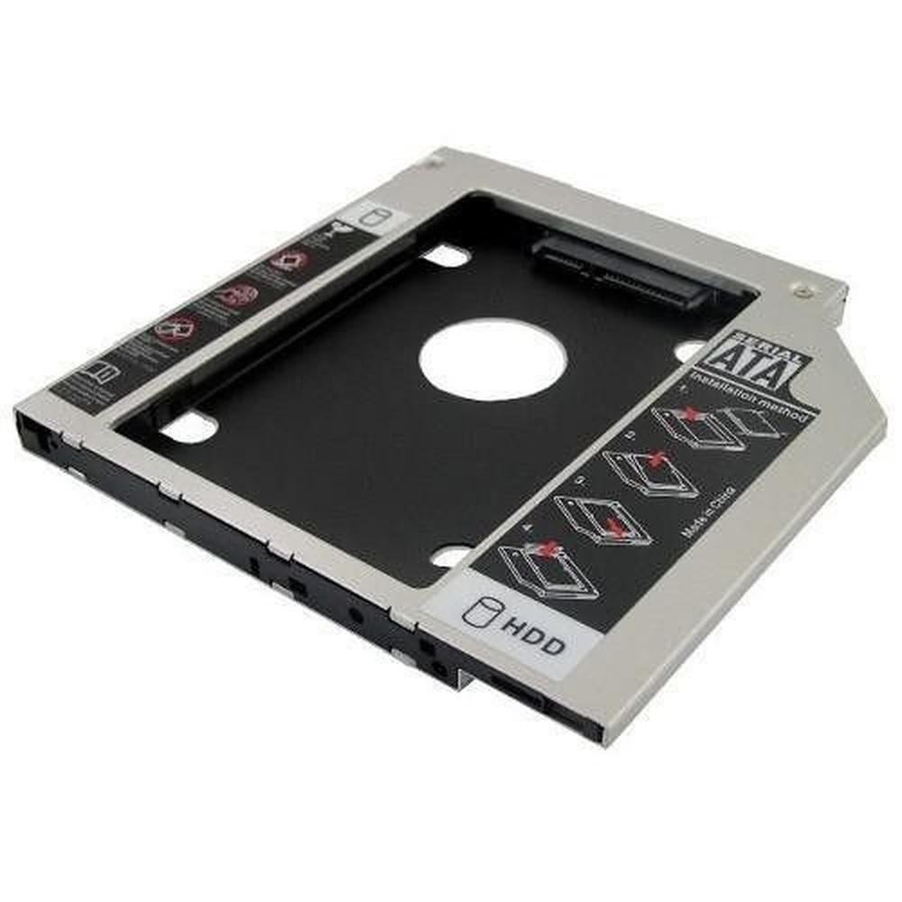 SEGUNDO HD SSD CADDY HARD DRIVE PARA CD/DVD 9.5MM
