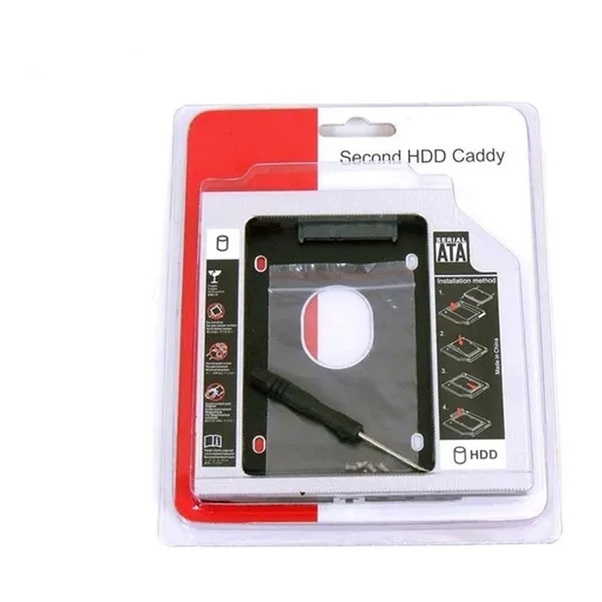 SEGUNDO HD SSD CADDY HARD DRIVE PARA CD/DVD 9.5MM