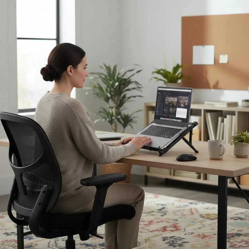 SUPORTE PARA NOTEBOOK ABS PRETO