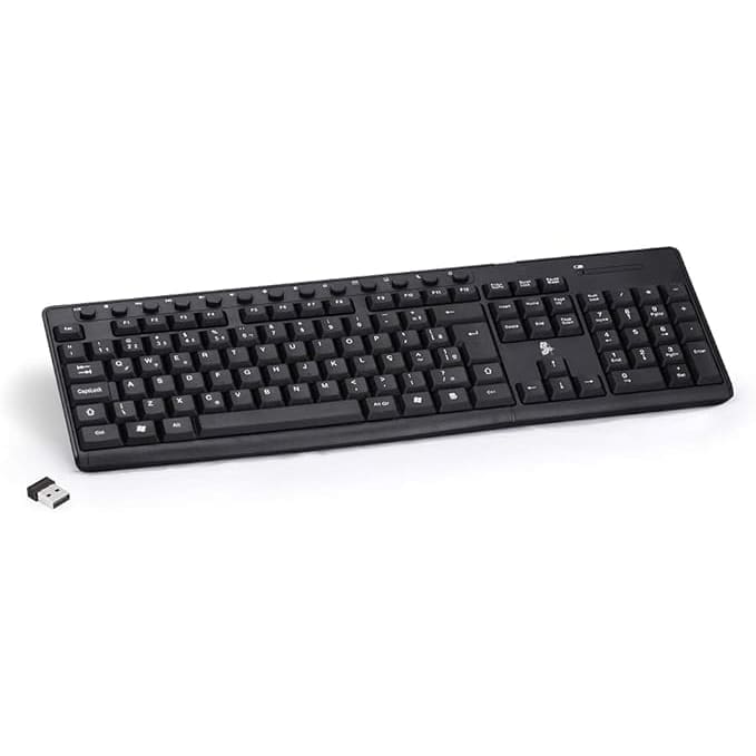 TECLADO SEM FIO 2,4GHZ OFFICE TW-500 015-0081 CHIP SCE