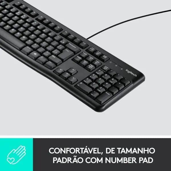 TECLADO USB LOGITECH K120 C/FIO