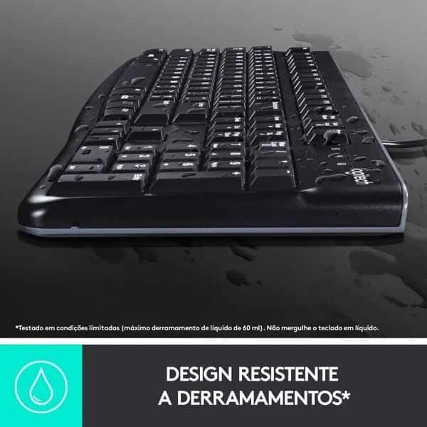 TECLADO USB LOGITECH K120 C/FIO