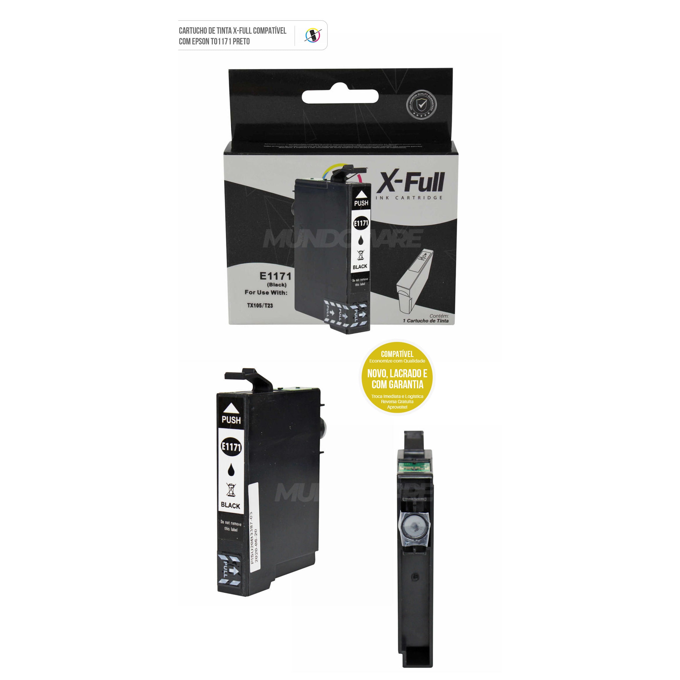 TINTA COMPATIVEL C/ 1171 X-FULL BLACK 14ML