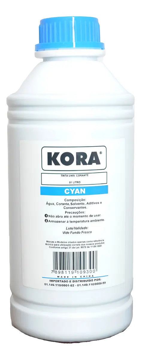 TINTA COMPATIVEL EPSON UNIVERSAL CORANTE CIANO 1 LT