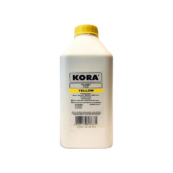 TINTA KORA VIVERA COMP HP UNIVERSAL YELLOW 1L