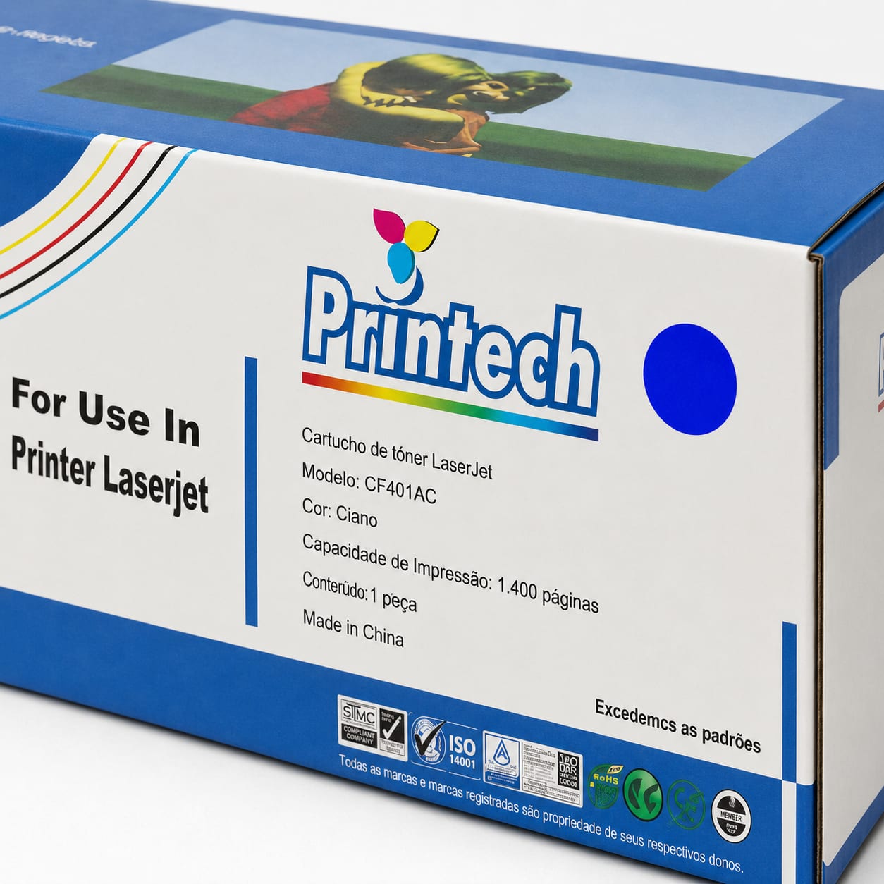TONER COMP HP CF401A AZUL UNIV 1,4K