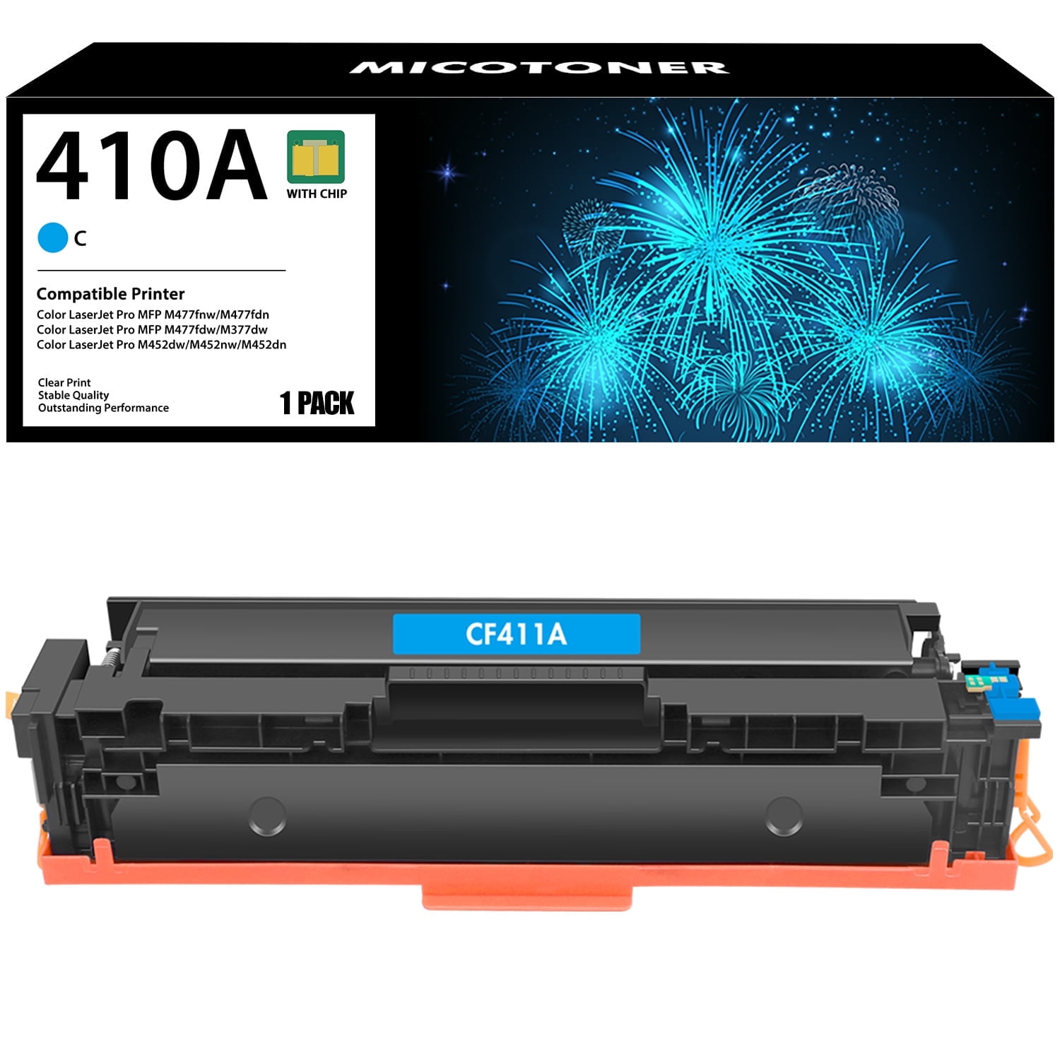 TONER COMP HP CF411A AZUL UNIV 2,3K