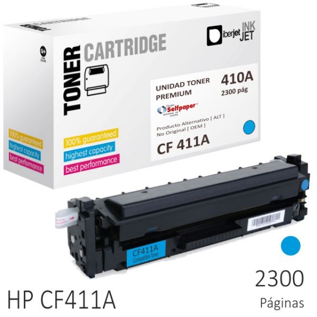 TONER COMP HP CF411A AZUL UNIV 2,3K