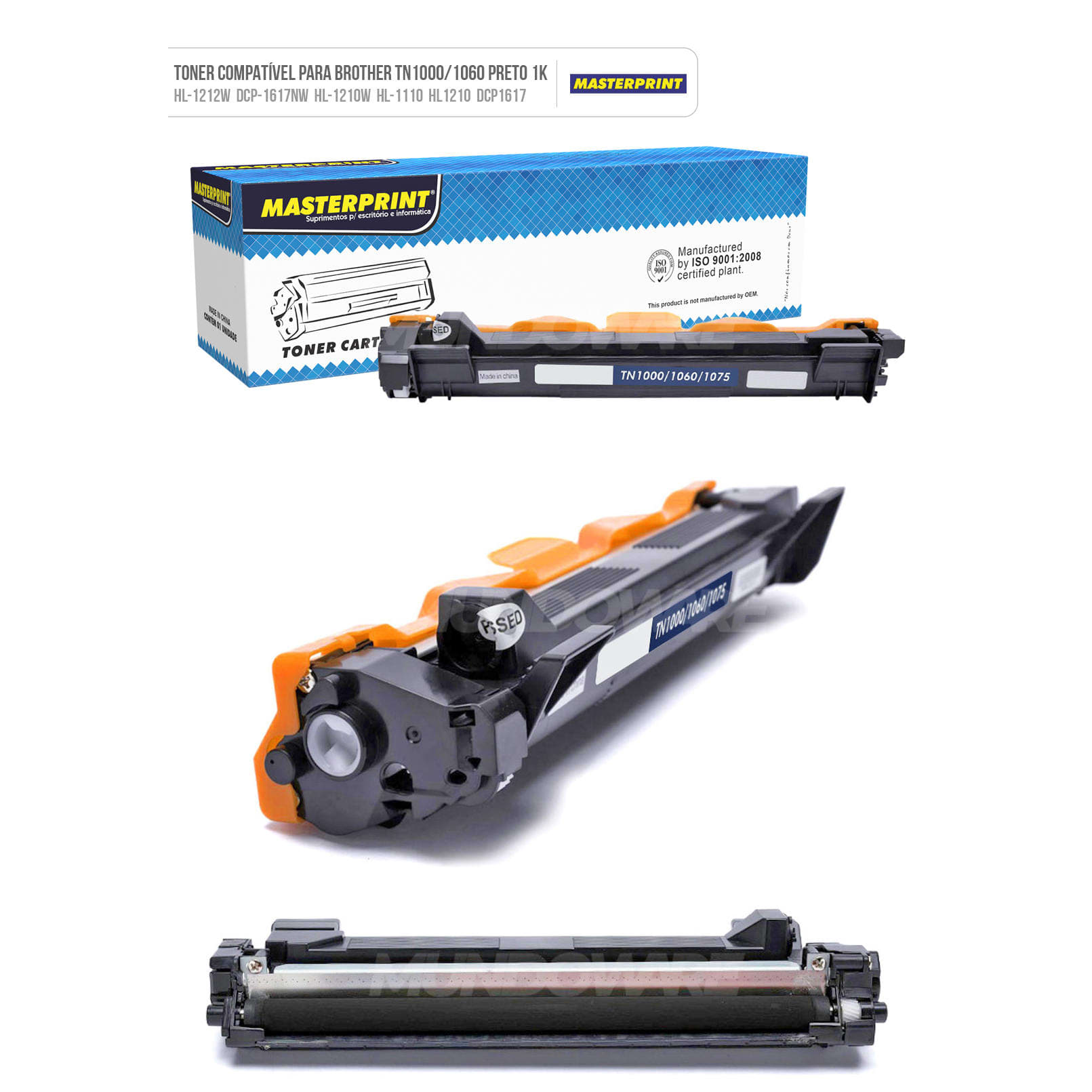 TONER COMPATIVEL BROTHER TN1000/1060 UNIV 1K