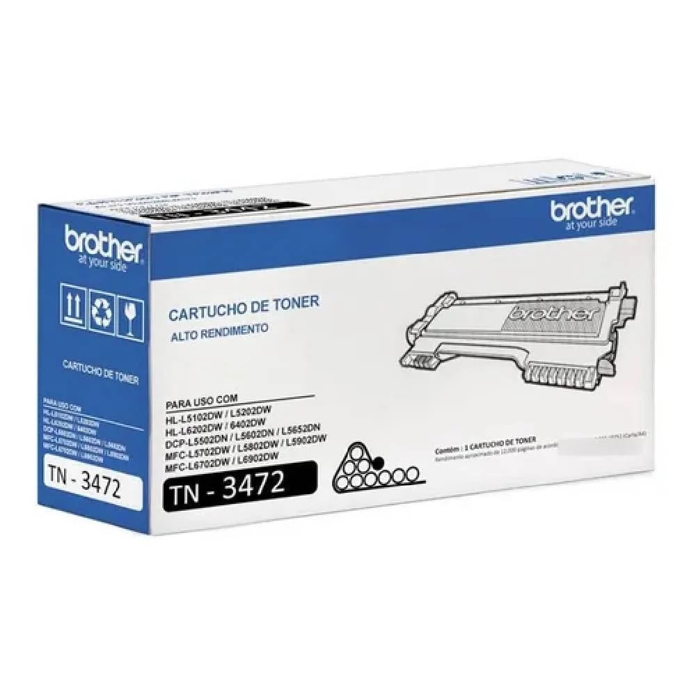 TONER COMPATÍVEL BROTHER TN3472 UNIV 12K
