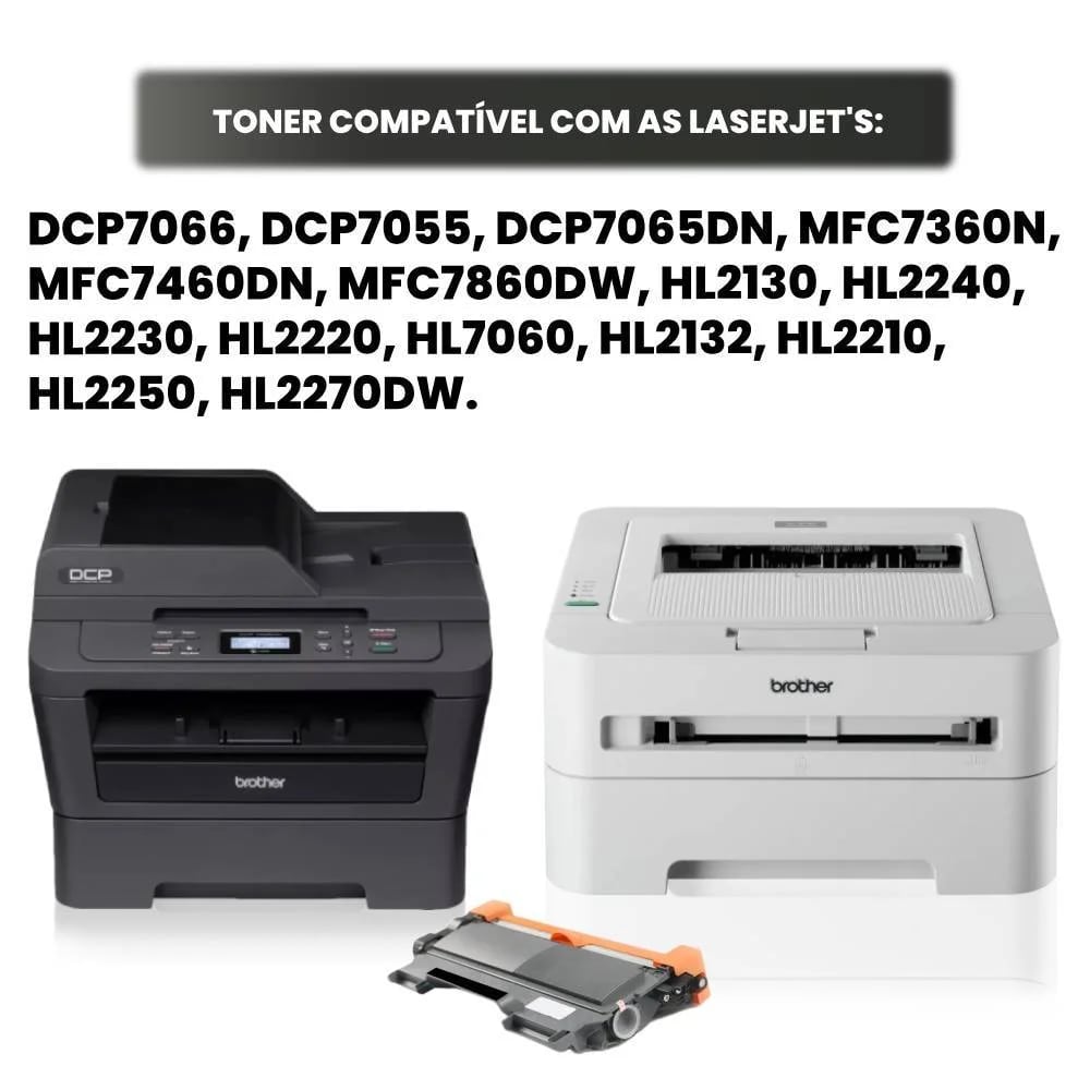 TONER COMPATÍVEL BROTHER TN410/420/450 UNIV 2,6K