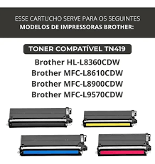 Toner Compativel Brother Tn419 Evolut