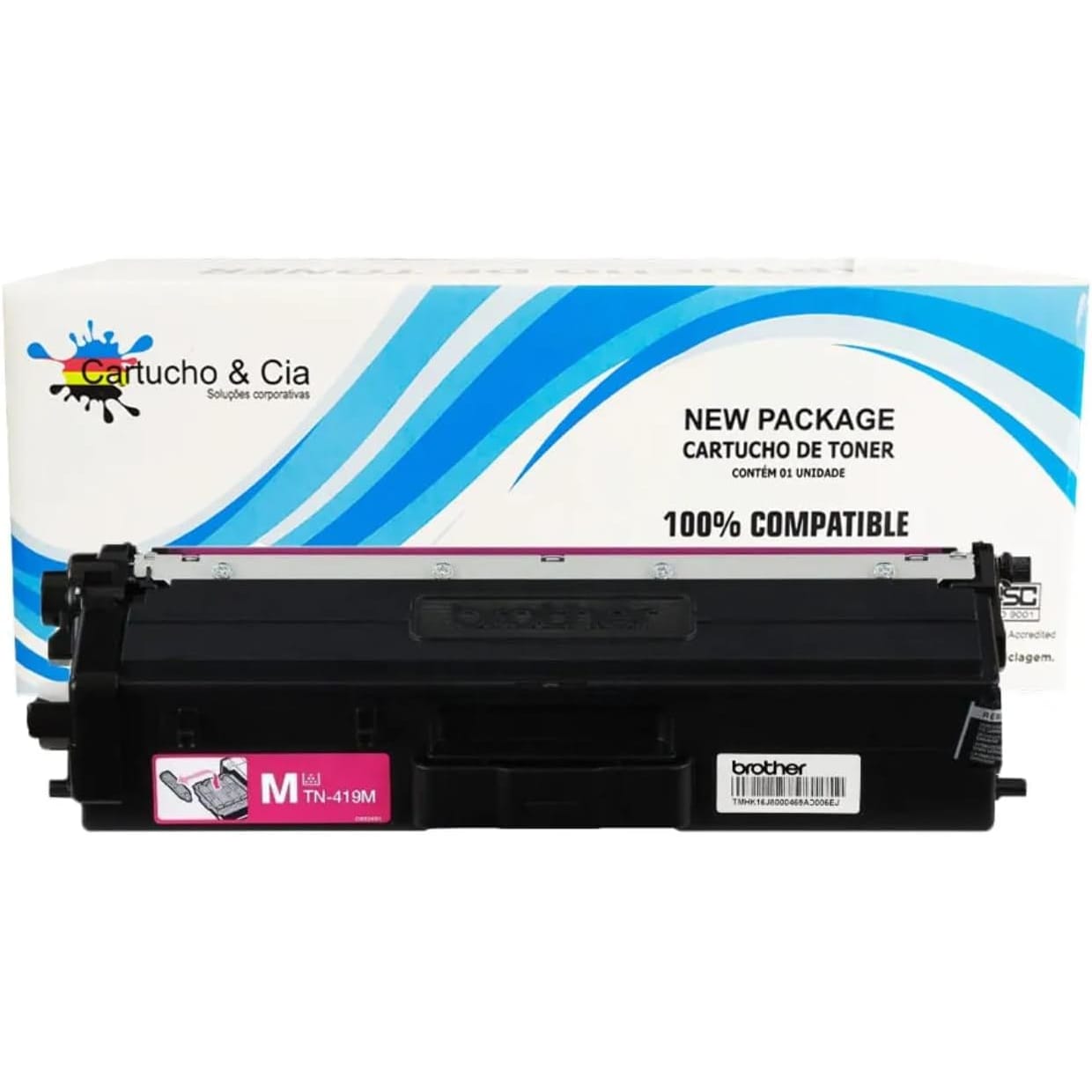 TONER COMPATIVEL BROTHER TN419 MAGENTA UNIVERSAL 9K