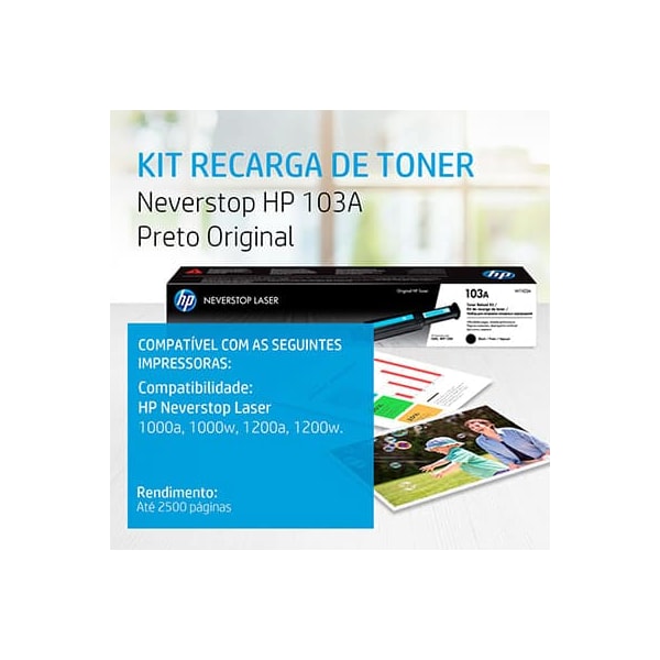 TONER COMPATIVEL C/ HP 103A (W1103A) 2,5K