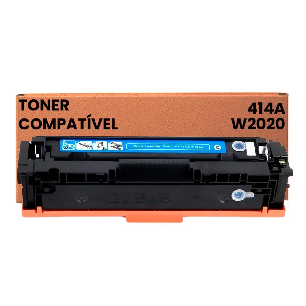 TONER COMPATÍVEL HP W2021A 414A CIANO COM CHIP