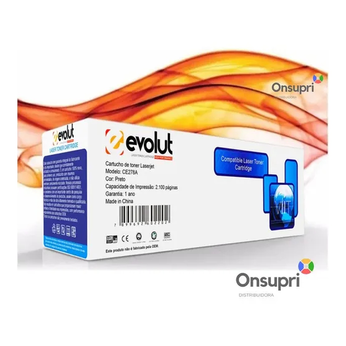 TONER COMPATIVEL HP 278A UNIV 2K