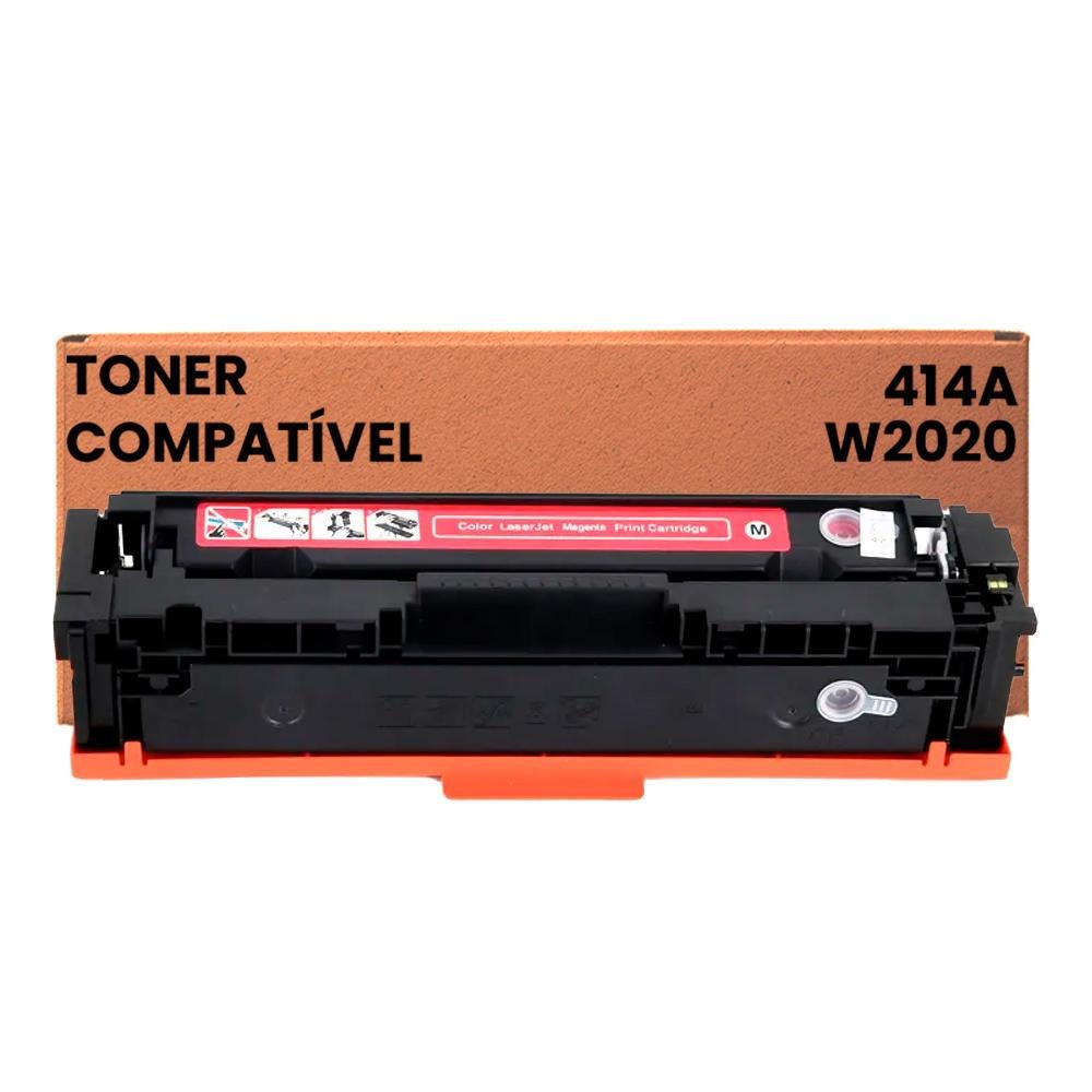 TONER COMPATÍVEL HP W2023A 414A MAGENTA COM CHIP