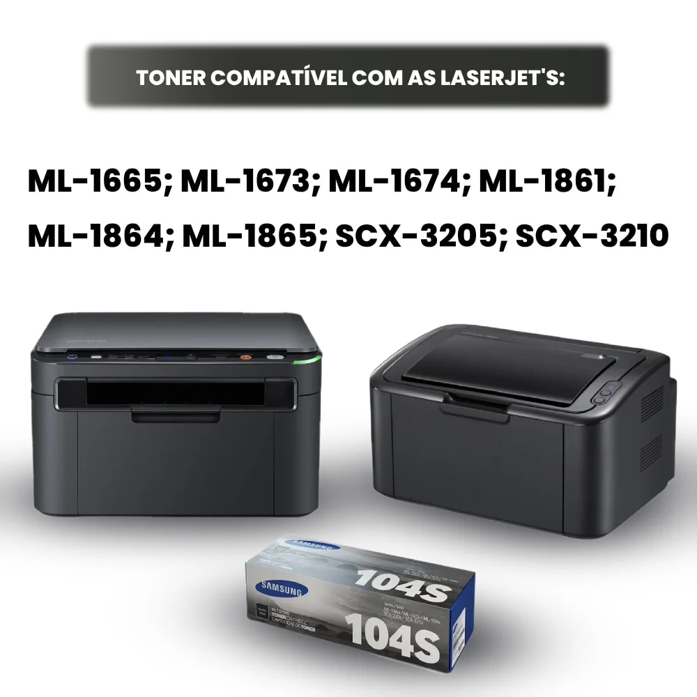 TONER COMPATÍVEL SAMSUNG D 104/1660/1865 UNIV 1,5K