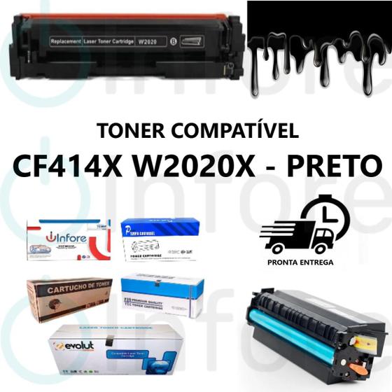 Toner Comptivel HP W2020X 414X Preto S Chip
