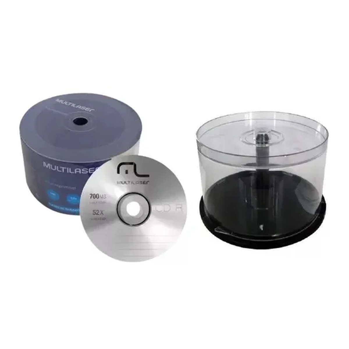 TUBO DE CD C/ 50UN MULTILASER CD051